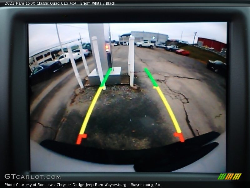 Bright White / Black 2022 Ram 1500 Classic Quad Cab 4x4