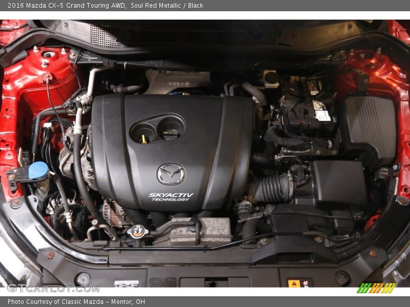 Soul Red Metallic / Black 2016 Mazda CX-5 Grand Touring AWD