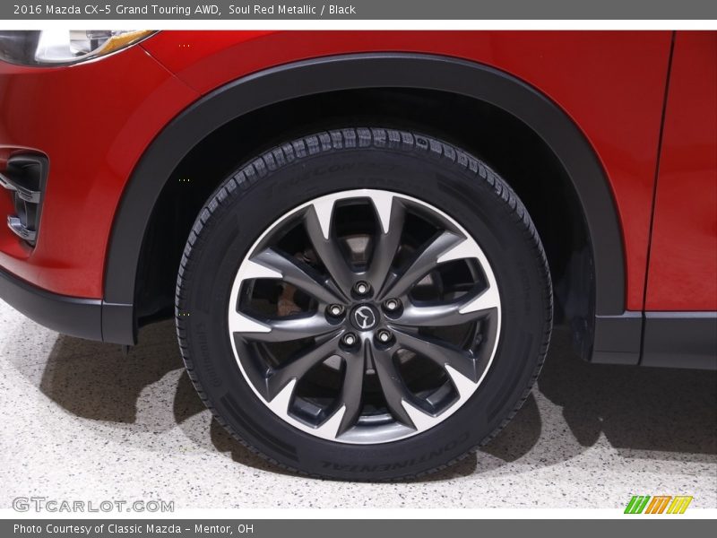 Soul Red Metallic / Black 2016 Mazda CX-5 Grand Touring AWD