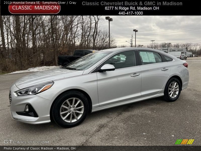 Symphony Silver / Gray 2019 Hyundai Sonata SE
