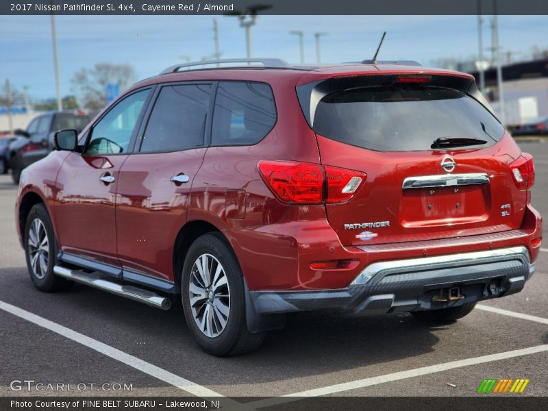 Cayenne Red / Almond 2017 Nissan Pathfinder SL 4x4