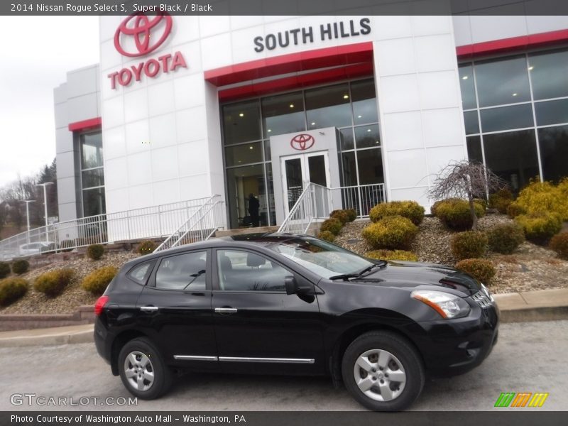 Super Black / Black 2014 Nissan Rogue Select S