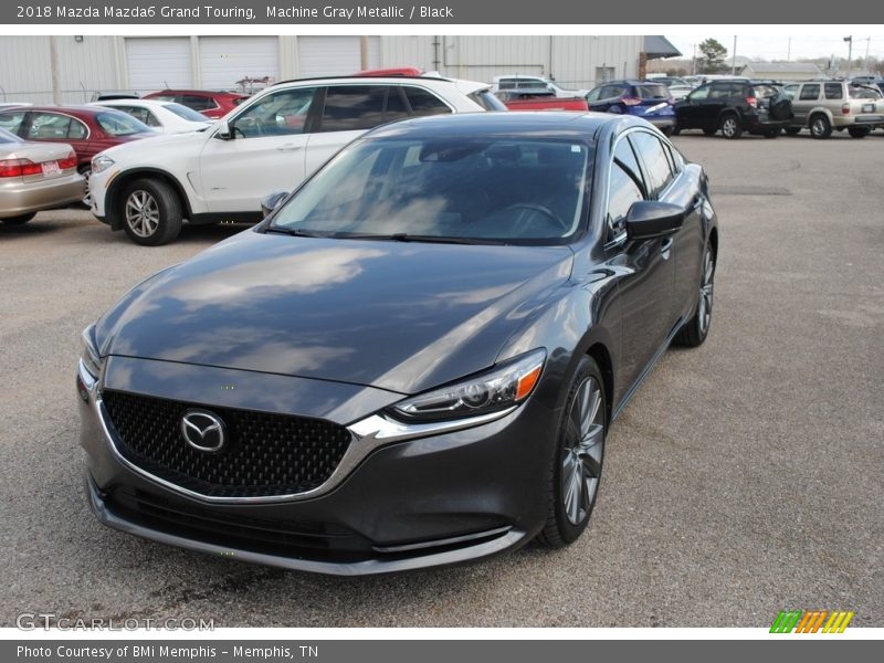 Machine Gray Metallic / Black 2018 Mazda Mazda6 Grand Touring