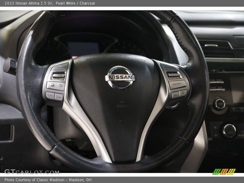 Pearl White / Charcoal 2013 Nissan Altima 2.5 SV