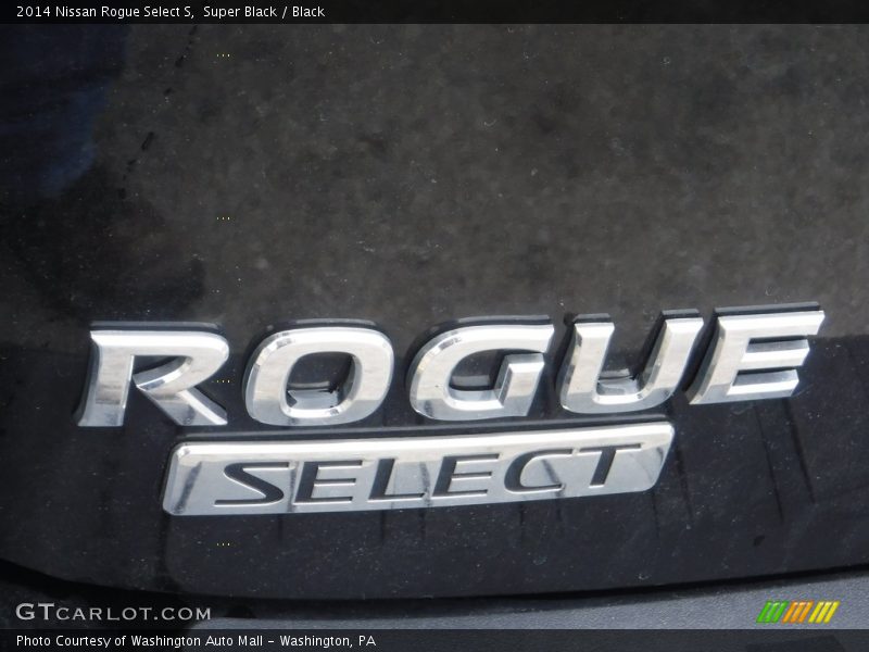 Super Black / Black 2014 Nissan Rogue Select S