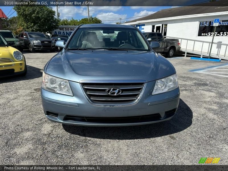 Medium Silver Blue / Gray 2010 Hyundai Sonata GLS