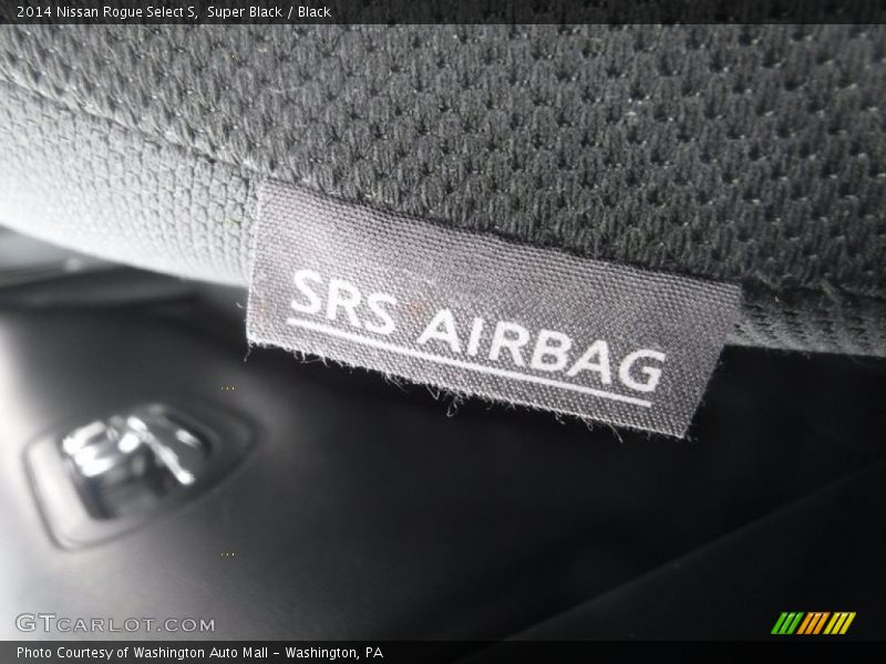 Super Black / Black 2014 Nissan Rogue Select S
