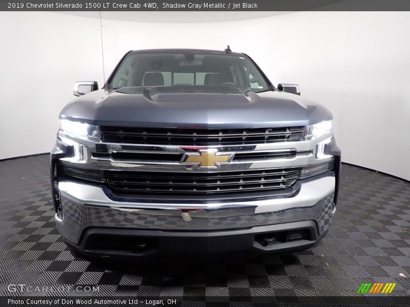 Shadow Gray Metallic / Jet Black 2019 Chevrolet Silverado 1500 LT Crew Cab 4WD