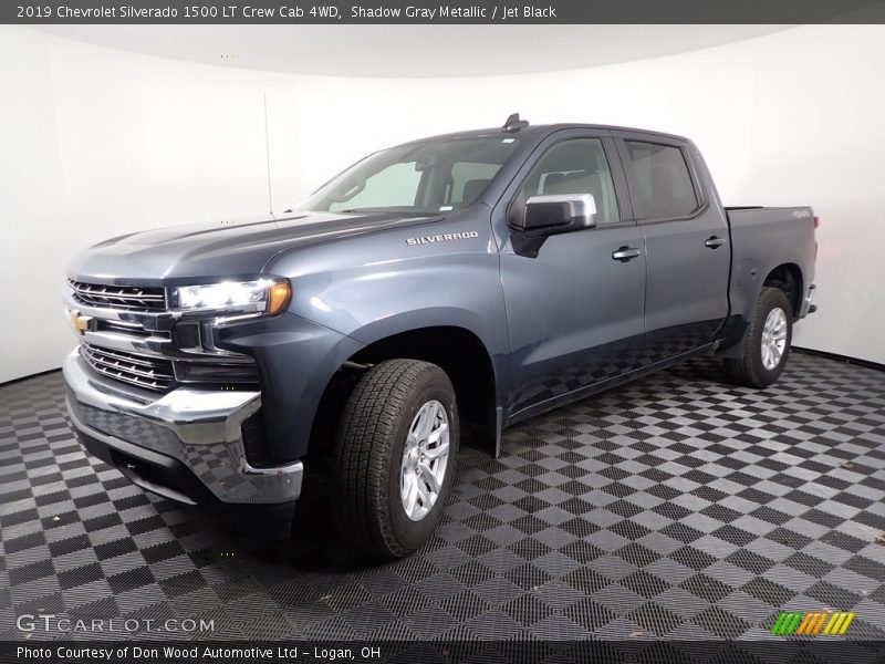 Shadow Gray Metallic / Jet Black 2019 Chevrolet Silverado 1500 LT Crew Cab 4WD