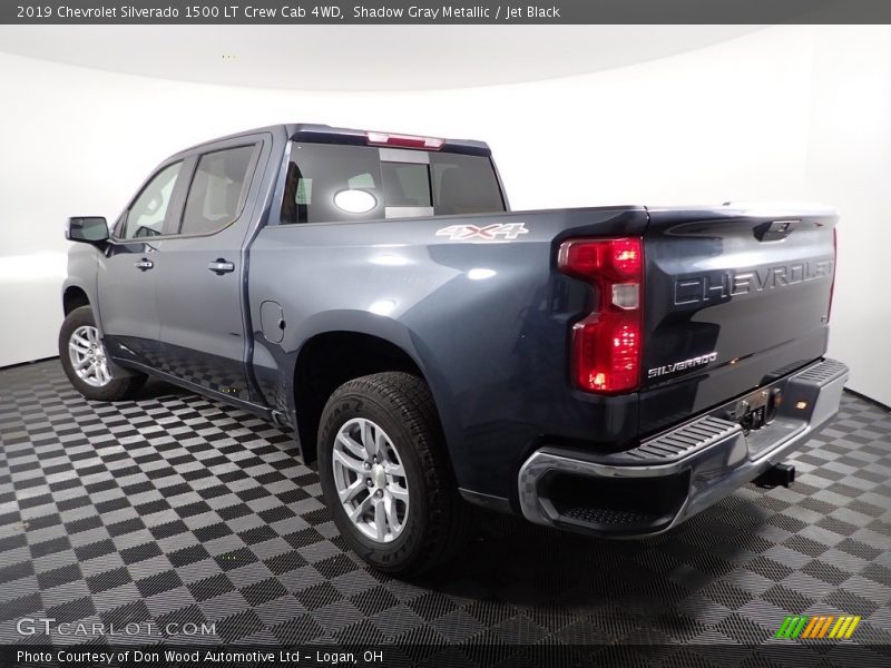 Shadow Gray Metallic / Jet Black 2019 Chevrolet Silverado 1500 LT Crew Cab 4WD