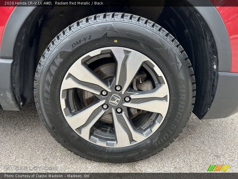 Radiant Red Metallic / Black 2020 Honda CR-V LX AWD