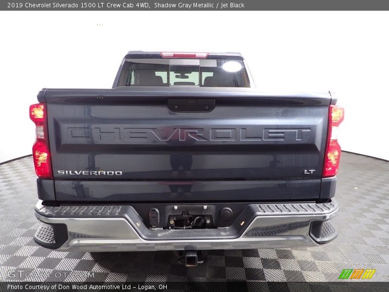 Shadow Gray Metallic / Jet Black 2019 Chevrolet Silverado 1500 LT Crew Cab 4WD