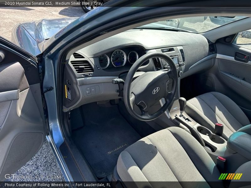 Medium Silver Blue / Gray 2010 Hyundai Sonata GLS