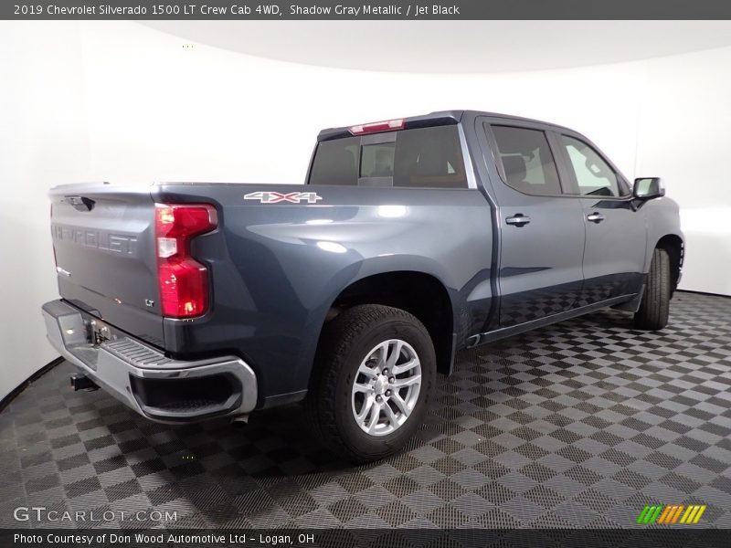 Shadow Gray Metallic / Jet Black 2019 Chevrolet Silverado 1500 LT Crew Cab 4WD