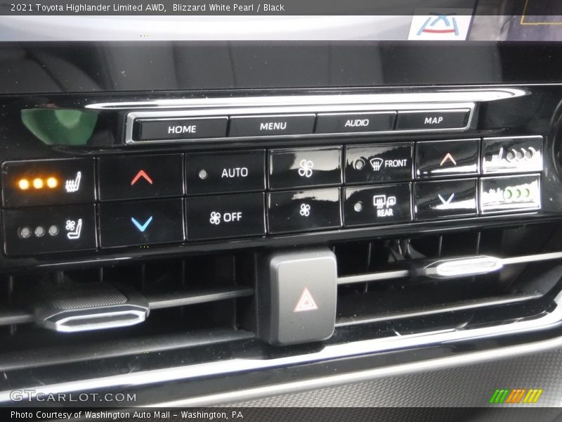 Blizzard White Pearl / Black 2021 Toyota Highlander Limited AWD