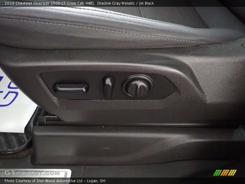 Shadow Gray Metallic / Jet Black 2019 Chevrolet Silverado 1500 LT Crew Cab 4WD