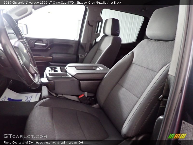 Shadow Gray Metallic / Jet Black 2019 Chevrolet Silverado 1500 LT Crew Cab 4WD