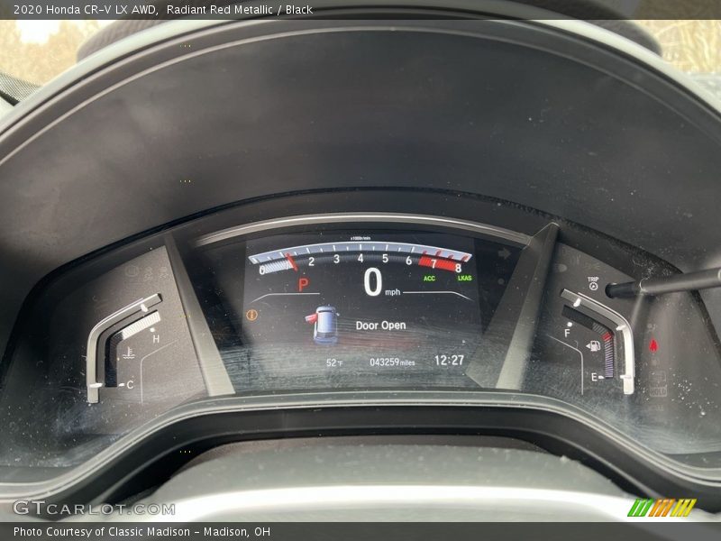 Radiant Red Metallic / Black 2020 Honda CR-V LX AWD