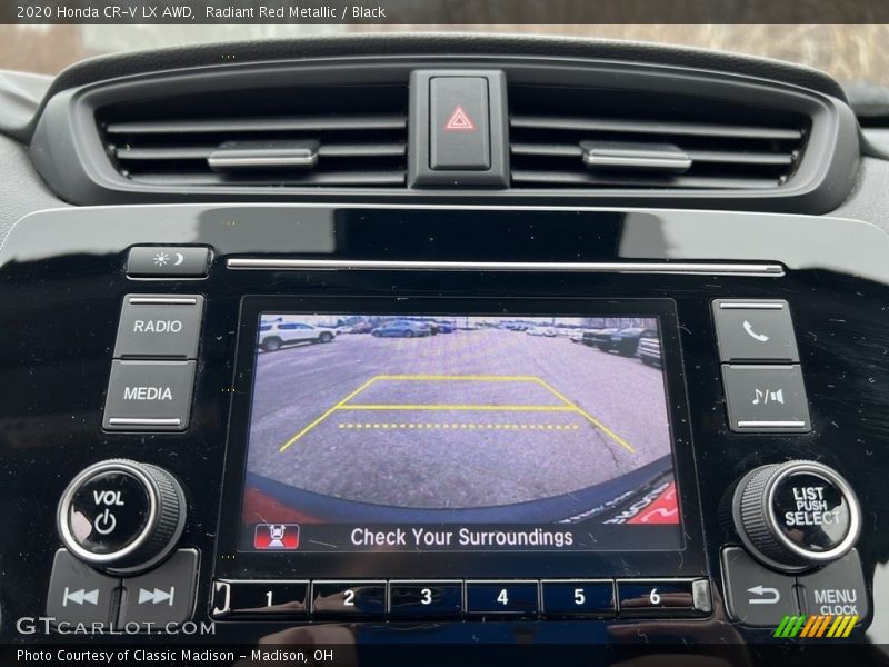 Radiant Red Metallic / Black 2020 Honda CR-V LX AWD