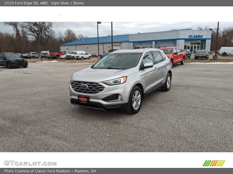 Ingot Silver / Ebony 2019 Ford Edge SEL AWD