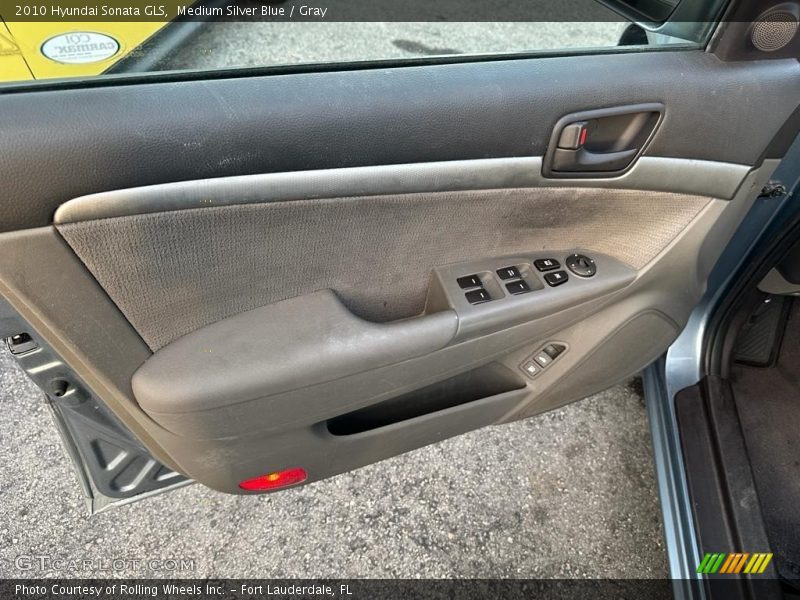 Medium Silver Blue / Gray 2010 Hyundai Sonata GLS