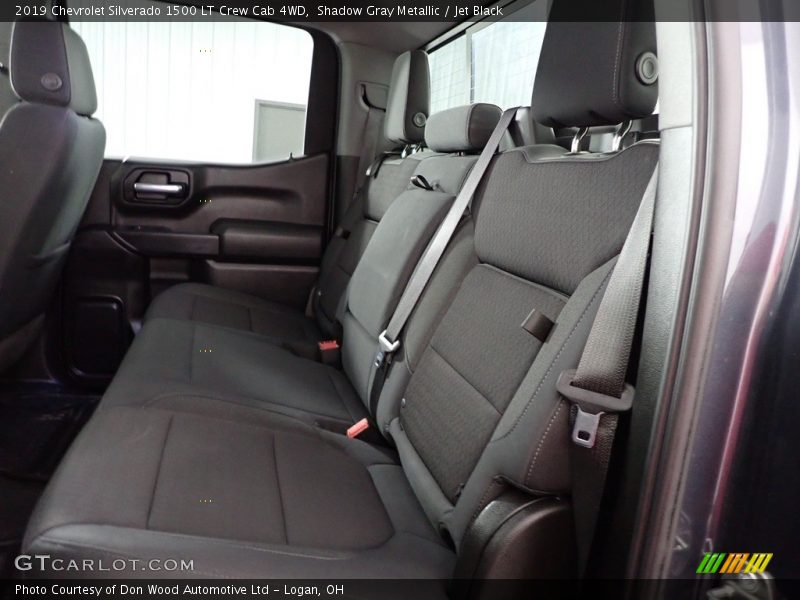 Shadow Gray Metallic / Jet Black 2019 Chevrolet Silverado 1500 LT Crew Cab 4WD