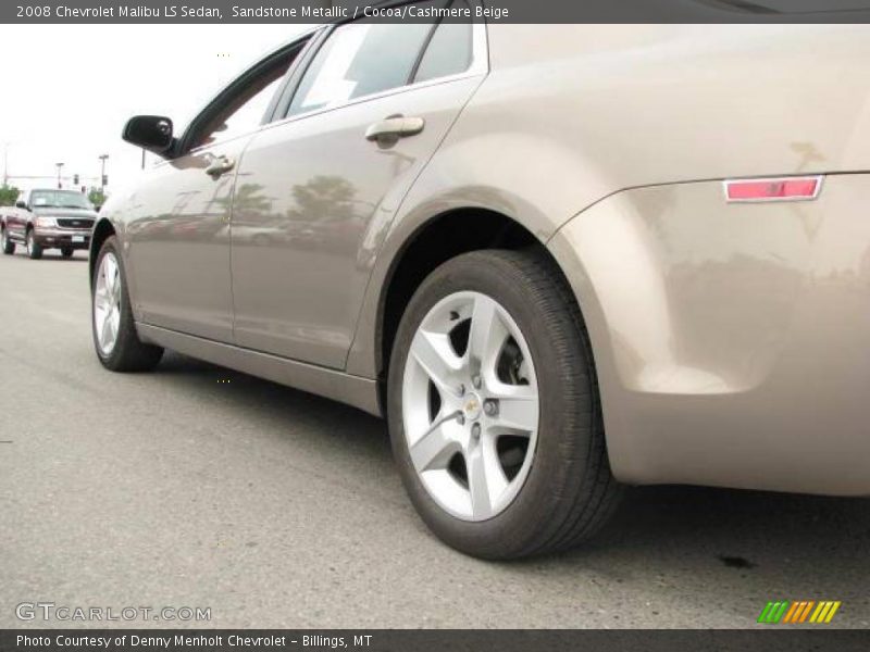 Sandstone Metallic / Cocoa/Cashmere Beige 2008 Chevrolet Malibu LS Sedan