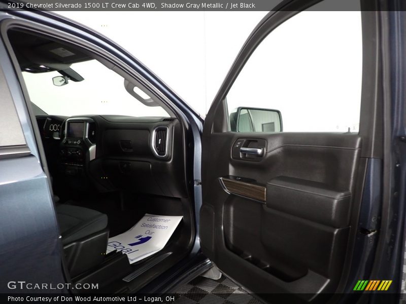 Shadow Gray Metallic / Jet Black 2019 Chevrolet Silverado 1500 LT Crew Cab 4WD