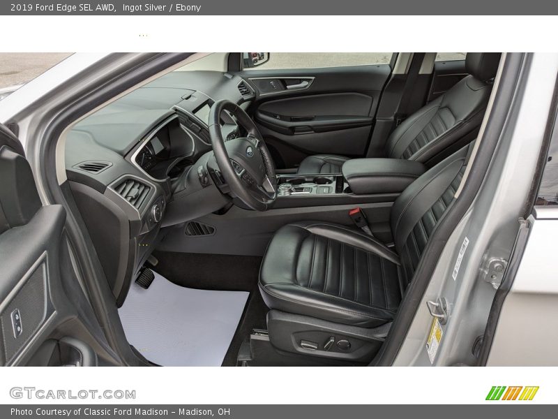 Ingot Silver / Ebony 2019 Ford Edge SEL AWD