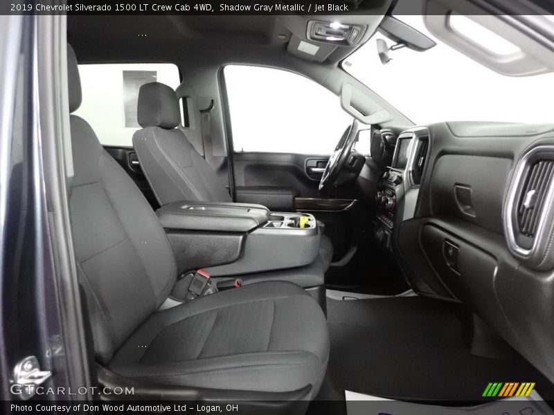 Shadow Gray Metallic / Jet Black 2019 Chevrolet Silverado 1500 LT Crew Cab 4WD