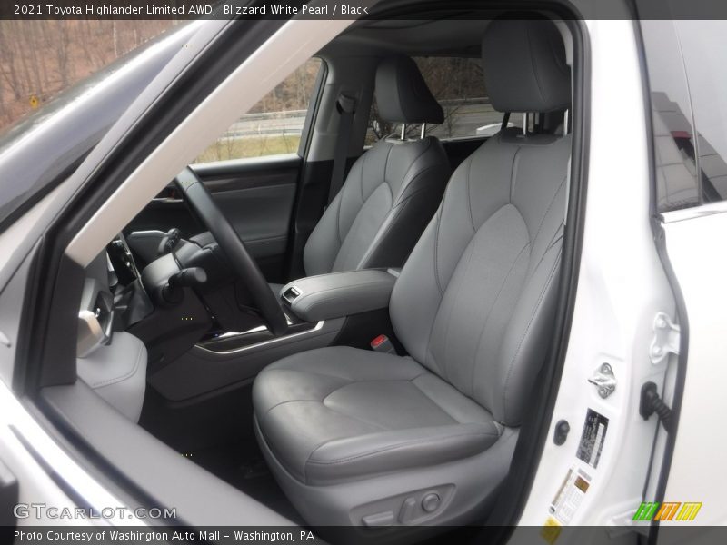 Blizzard White Pearl / Black 2021 Toyota Highlander Limited AWD