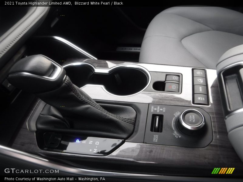 Blizzard White Pearl / Black 2021 Toyota Highlander Limited AWD