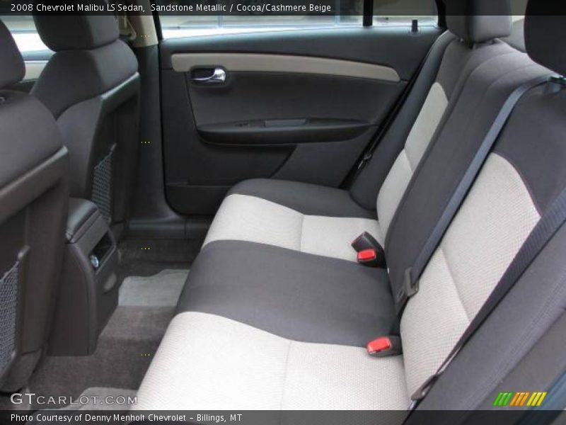 Sandstone Metallic / Cocoa/Cashmere Beige 2008 Chevrolet Malibu LS Sedan