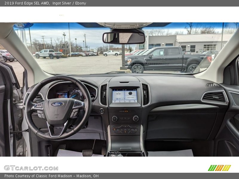 Ingot Silver / Ebony 2019 Ford Edge SEL AWD