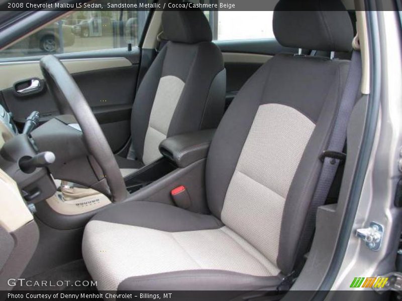 Sandstone Metallic / Cocoa/Cashmere Beige 2008 Chevrolet Malibu LS Sedan