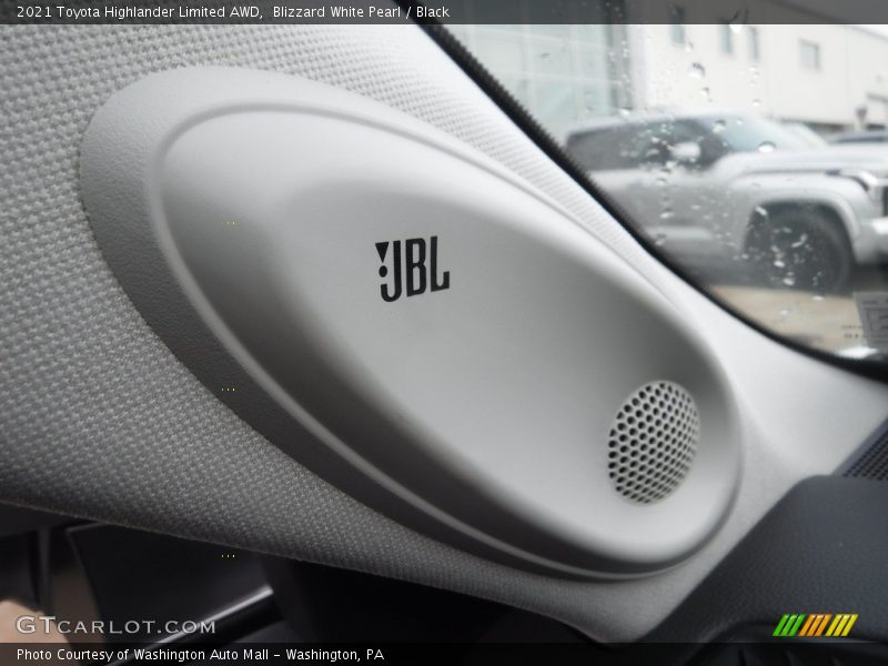 Blizzard White Pearl / Black 2021 Toyota Highlander Limited AWD
