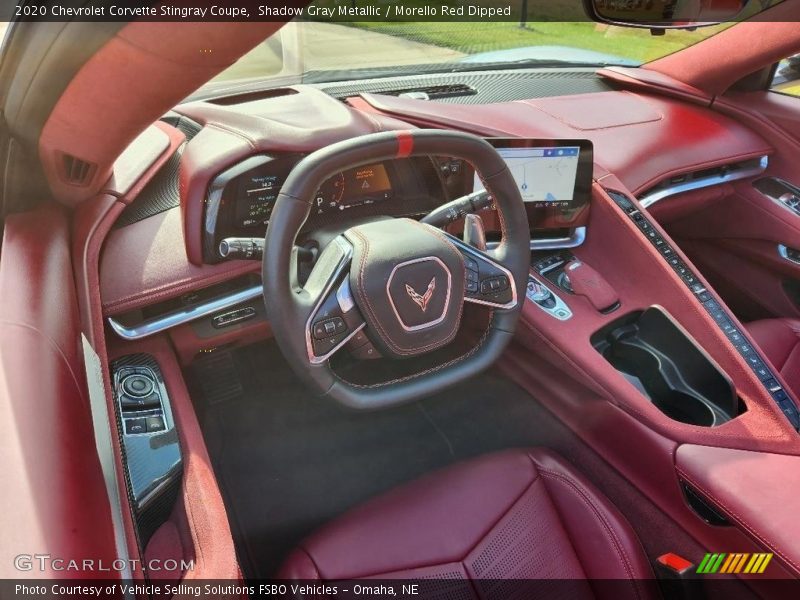  2020 Corvette Stingray Coupe Morello Red Dipped Interior