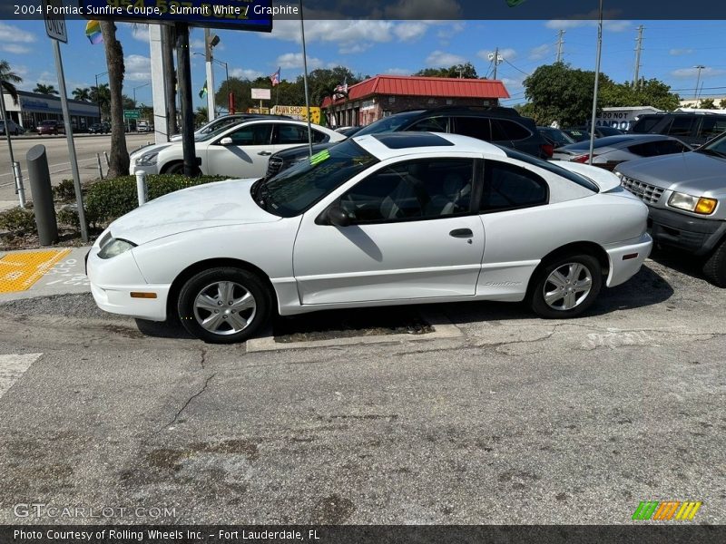 Summit White / Graphite 2004 Pontiac Sunfire Coupe