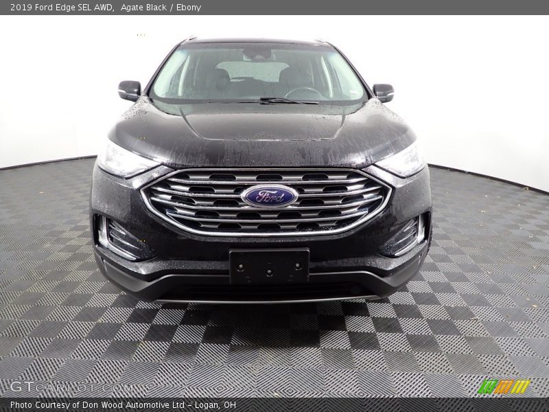 Agate Black / Ebony 2019 Ford Edge SEL AWD