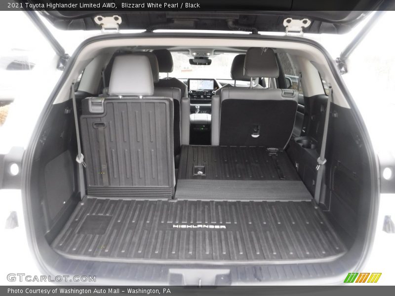 Blizzard White Pearl / Black 2021 Toyota Highlander Limited AWD