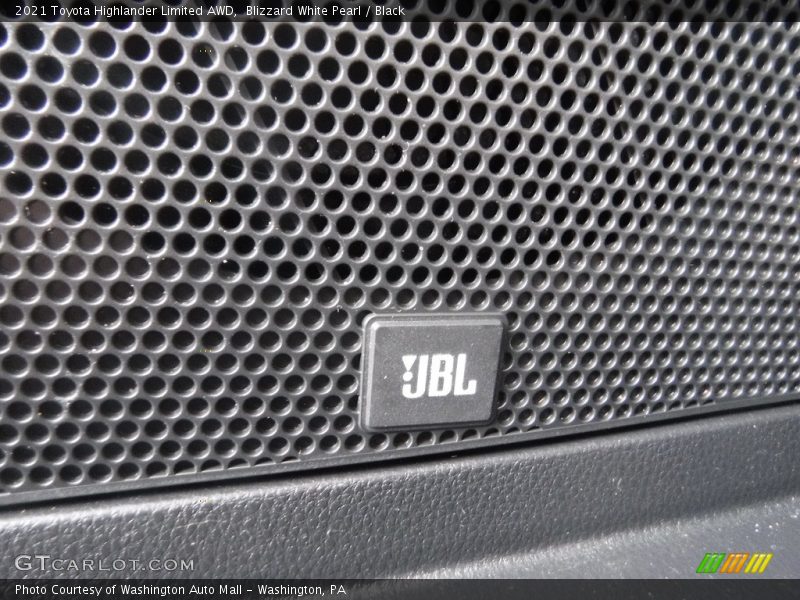 Blizzard White Pearl / Black 2021 Toyota Highlander Limited AWD