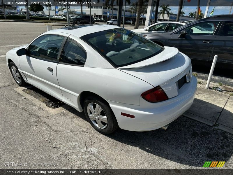 Summit White / Graphite 2004 Pontiac Sunfire Coupe