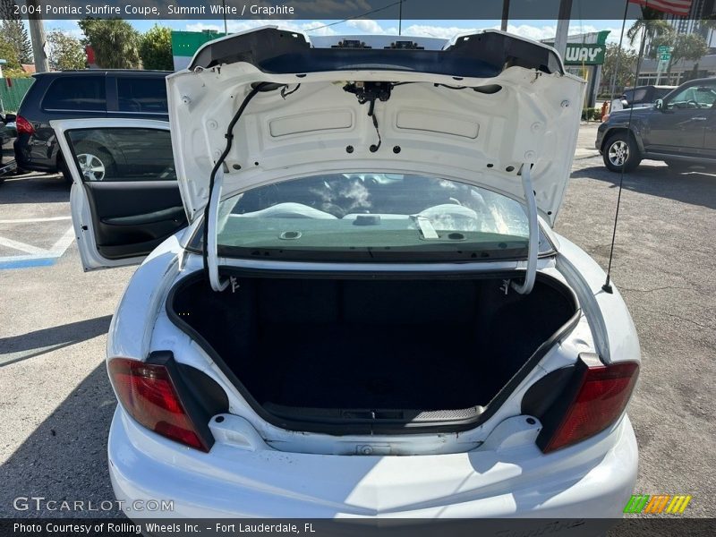 Summit White / Graphite 2004 Pontiac Sunfire Coupe