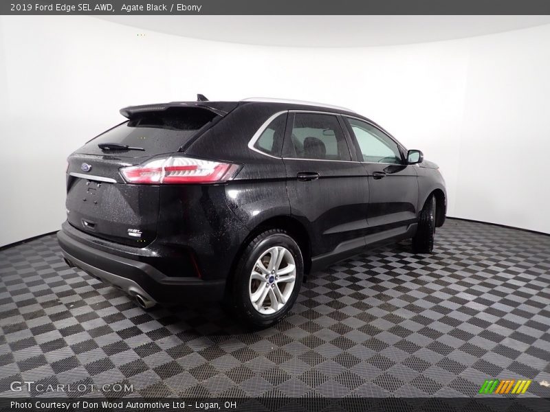 Agate Black / Ebony 2019 Ford Edge SEL AWD