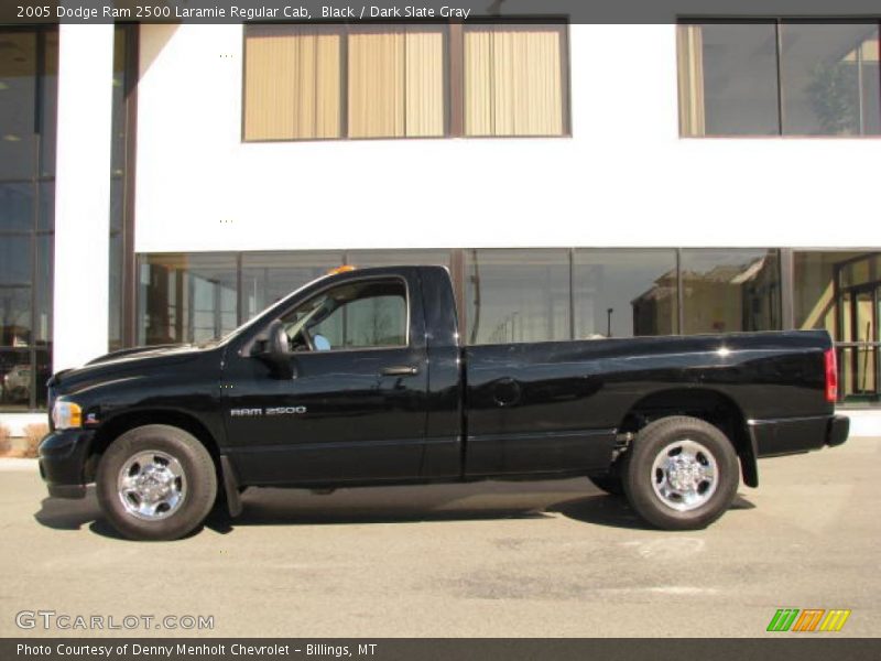 Black / Dark Slate Gray 2005 Dodge Ram 2500 Laramie Regular Cab