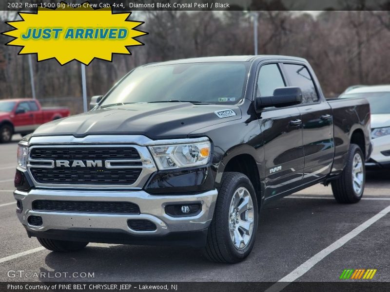 Diamond Black Crystal Pearl / Black 2022 Ram 1500 Big Horn Crew Cab 4x4