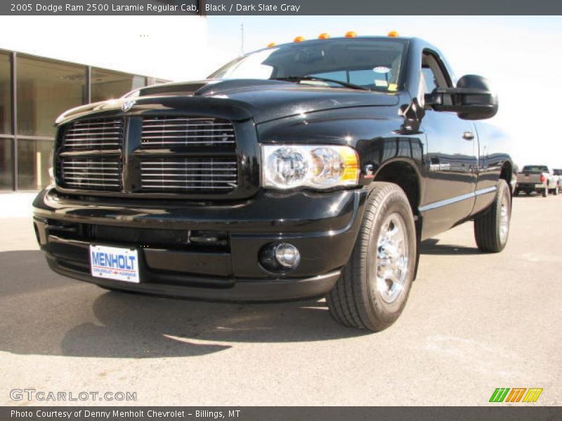 Black / Dark Slate Gray 2005 Dodge Ram 2500 Laramie Regular Cab