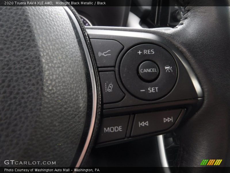Midnight Black Metallic / Black 2020 Toyota RAV4 XLE AWD