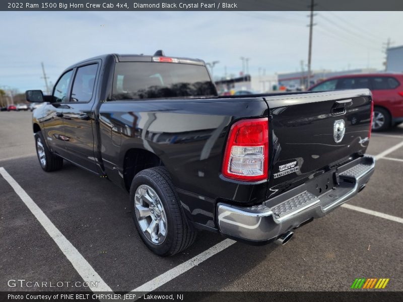 Diamond Black Crystal Pearl / Black 2022 Ram 1500 Big Horn Crew Cab 4x4