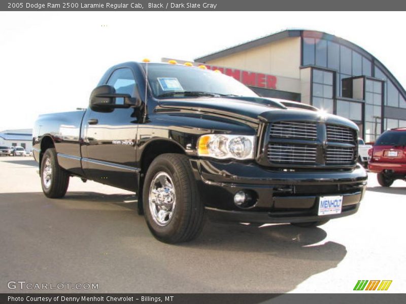 Black / Dark Slate Gray 2005 Dodge Ram 2500 Laramie Regular Cab